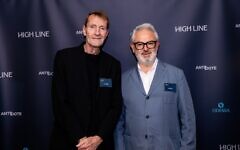 Lee Child with Neil Blair at the launch Lee Child with Neil Blair at the launch