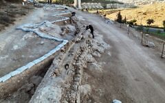 Archaeologists uncover a 300-meter section of ancient aqueduct in Jerusalem