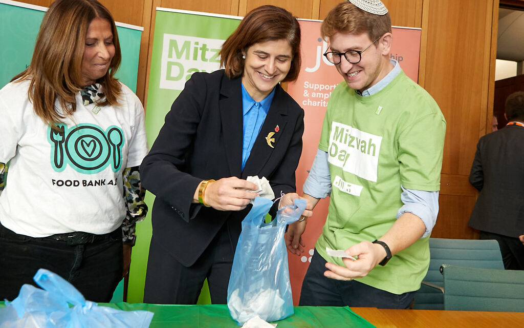 Sarah Sackman MP, Mitzvah Day October 2026. Pic: Zoe Norfolk