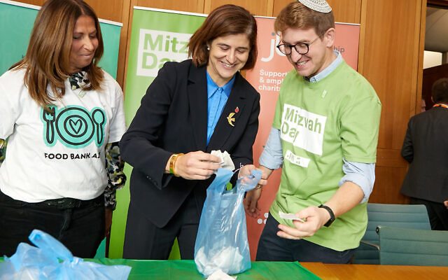 Sarah Sackman MP, Mitzvah Day October 2026. Pic: Zoe Norfolk