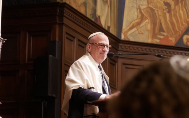 Rabbi Steve Leder served as a consultant on Season 1 of Netflix's "Nobody Wants This." (Courtesy via JTA)
