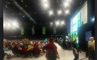 Inside Greens conference at Brighton Centre
