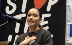 Israeli Arab Muslim teenager Lourd Attia addresses the 7 October anniversary vigil at South Hampstead Synagogue. Photo Credit: Phil Harris Israeli Arab Muslim teenager Lourd Attia addresses the 7 October anniversary vigil at South Hampstead Synagogue. Photo Credit: Phil Harris