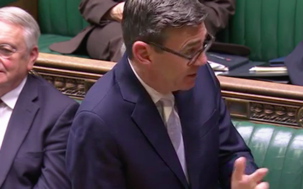 Andy Burnham speaks to MPs about Iranian threat