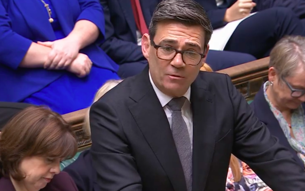 Andy Burnham at PMQs