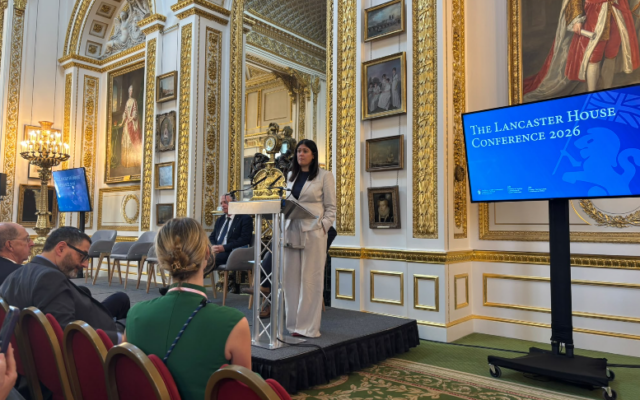 Lisa Nandy, Secretary of State for Culture, Media and Sport, speaks at the Lancaster House Conference, 27 October 2026