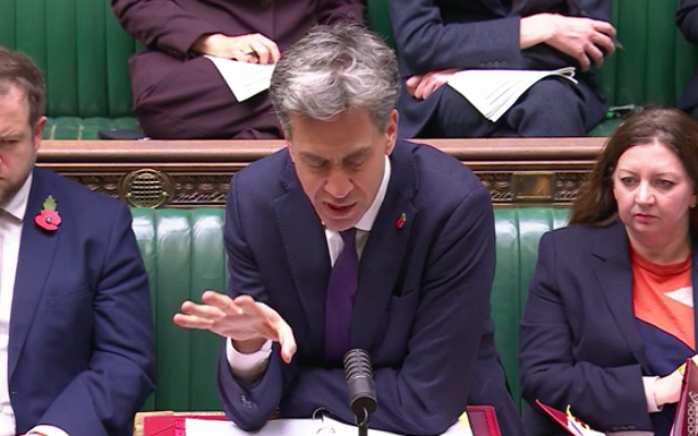 Ed Miliband at FCDO questions in the Commons