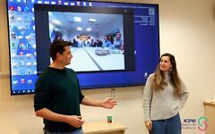 Tech4Cancer co-founders, Gal Avital (right) and her husband Idan Megidish Tech4Cancer co-founders, Gal Avital (right) and her husband Idan Megidish