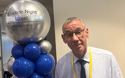 Mark Regev in Tel Aviv. Pic: Nicole Lampert