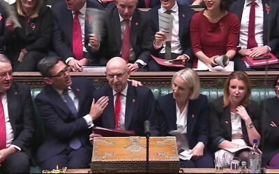 Chancellor John Healey congratulated by PM Andy Burnham after delivering budget