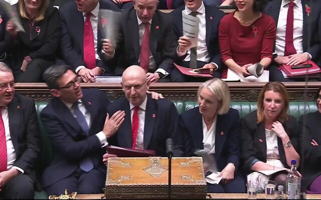 Chancellor John Healey congratulated by PM Andy Burnham after delivering budget